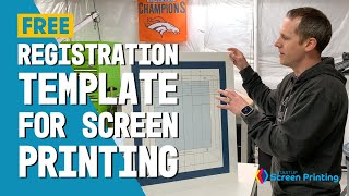 How to use my FREE preregistration template for screen printing [upl. by Jonathan]