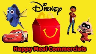 McDonalds Happy Meal commercial  McDonalds Happy Meal UK  Disney Happy Meal commercials [upl. by Zanlog305]