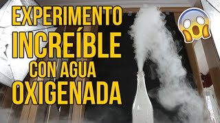 Experimento increíble con agua oxigenada MUY POTENTE [upl. by Annayt]