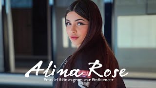 Alina Rose Brazilian model  Instagram sensation  influencer  Bio amp info [upl. by Tibold]