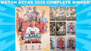 MATCH ATTAX 20242025 COMPLETE BINDER 100 Complete Collection All Black Edge Gold Edge HOF [upl. by Llewellyn]