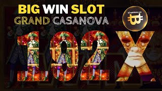 Big Win x192 Grand Casanova Amatic Casino Online Slot [upl. by Romonda44]