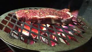 Searing System for Vortex indirect heat How to Sear a Steak on a Weber Kettle with Vortex [upl. by Ellatsyrc]