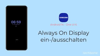 Always On Display einschalten oder ausschalten  Samsung Android 14  One UI 6 [upl. by Evante997]