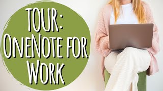 Tour of My OneNote Setup For Work  Functional Digital Planning [upl. by Earazed288]