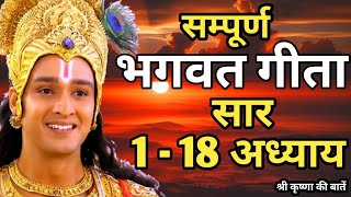 श्रीमद भगवद गीता सार  Bhagwat Geeta  All 18 Chapters  gita saar [upl. by Huntington]