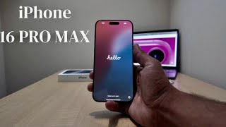 Unboxing My New iPhone 16 Pro Max Black Titanium [upl. by Erlewine]