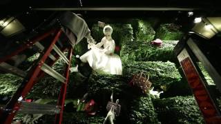 2016 Holiday Windows Destination Extraordinary  Bergdorf Goodman Windows [upl. by Artap]