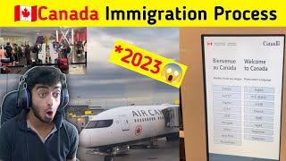 🇨🇦CANADA Airport IMMIGRATION Process For Student 2023 Vlog2 [upl. by Cathleen]