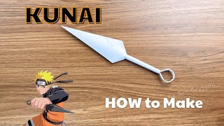 How To Make a Paper Kunai  Naruto Full [upl. by Alenairam]