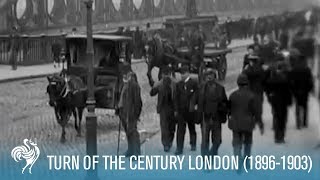 Early English Traffic Turn of the Century London 18961903  British Pathé [upl. by Innig]