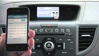 How to connect your phone to a Honda CRV  bluetooth pairing [upl. by Oijile]