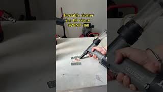 Lightweight pneumatic riveting tool 112kg Rivet gun Rivets 2440 rivetsair riveter [upl. by Sumedocin]