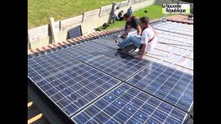 VIDEO Sansais Poujoulat se lance dans le panneau solaire [upl. by Oicelem763]