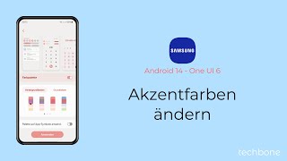 Akzentfarben ändern  Samsung Android 14  One UI 6 [upl. by Atworth]