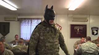 The Bagram Batman in AFN Afghanistans Freedom Watch Update [upl. by Enohpesrep]