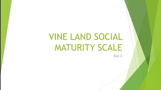 VINELAND SOCIAL MATURITY SCALE  IGNOU  Practical exam Psychology  PG first year [upl. by Effy]