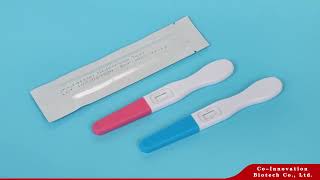 One Step Urine HCG Pregnancy and Ovulation Test Midstream [upl. by Llezo]