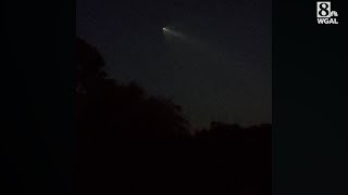 Possible meteor streaks over Lancaster County Pa [upl. by Rhpotsirhc304]