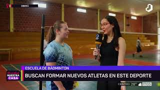 TUCIUDADNUESTRACASA escuela de bádminton en Oberá [upl. by Krenn]