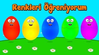 Harika Arılar ile İngilizce Renkleri Öğreniyorum  Sürpriz Yumurta Renkli Hayvanlar [upl. by Mahseh]