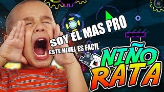 ¡EL NIÑO RATA MAS LOCO DE GEOMETRY DASH [upl. by Hannis426]