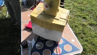 Model WWII English Channel German aviator rescue buoy build and water test [upl. by Zeculon]