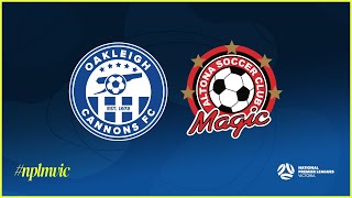 2024 NPLMVIC Round 3 Oakleigh Cannons FC v Altona Magic SC [upl. by Anua]