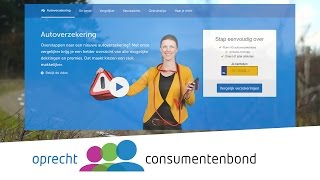 Autoverzekeringvergelijker  Demo Consumentenbond [upl. by Ylirama]