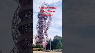 Arcelor Mittal Orbit tower in London music song cover love live trending londonlover kritika [upl. by Nylqcaj468]