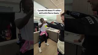 Tyreek Hills Reflexes vs F1 Driver 👀 shorts [upl. by Aihtak]