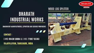 Wood Log Splitter Machine [upl. by Ojadnama104]