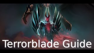 Dota 2 Terrorblade guide How to Farm Efficiently Gameplay commentary [upl. by Hanoy]