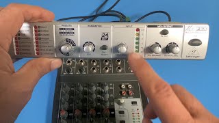 How to Connect a Voice Effects Processor to the Behringer Xenyx 802 and X1204 USB Mixers [upl. by Eidod291]