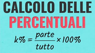 Come Calcolare le Percentuali [upl. by Islek]