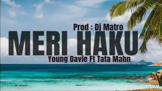 Young Davie  Meri Haku Audio ft Tata Mahn 2024 [upl. by Arrik]