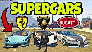 Restoring 3 old Abandoned quotSUPERCARSquot from Junk Shop in GTA 5 [upl. by Inglebert325]