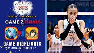 ADU VS NUNS Full Game Highlights  Game 2 FINALS  UAAP Season 86 Girls Volleyball  Juniors Div [upl. by Ayak]