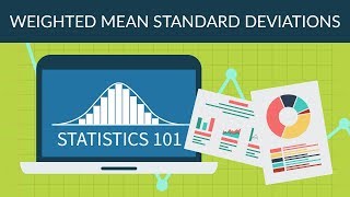 Statistics 101  Weighted Mean Standard Deviations [upl. by Ahtnammas]