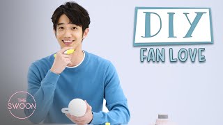 Jasper Liu makes a gift for his fans  DIY Fan Love ENG SUB [upl. by Gathers]