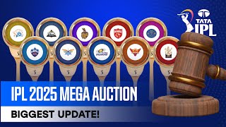 IPL 2025 MEGA AUCTION  Biggest updates🤩 [upl. by Janyte21]