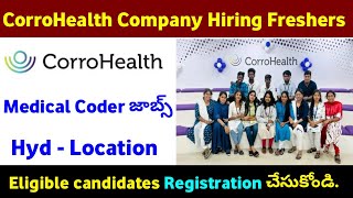 CorroHealth Company Hiring Freshers  Medical Coder Jobs Telugu  Latest Jobs In Hyderabad [upl. by Healey]