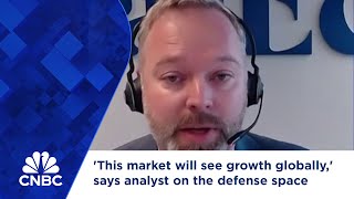 This market will see growth globally says analyst on the defense space [upl. by Aicatsal]