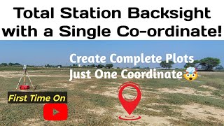 How to create a plot using a single coordinate with a Total Station [upl. by Ylera]