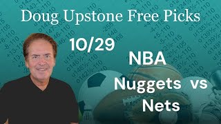 NBA Picks and Predictions –Denver Nuggets vs Brooklyn Nets 102924 Free Best Bets amp Odds [upl. by Notaek]