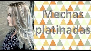 Mechas platinadas✅ ¡Ponte en tendencia [upl. by Morie]