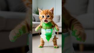 🙀💚 Kittens diapers full of slime [upl. by Roanne53]