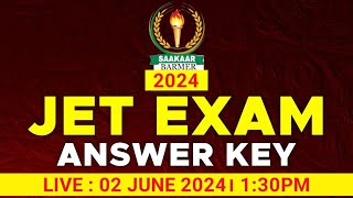 JET ANSWER KEY  2024 [upl. by Icul]