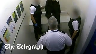 Footage shows moments before custody sergeant Matt Ratana was shot dead at Croydon Police station [upl. by Wong569]