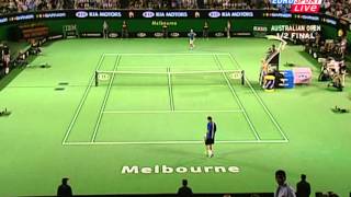 Federer  Safin Australian Open 2005 semifinal [upl. by Genesia]